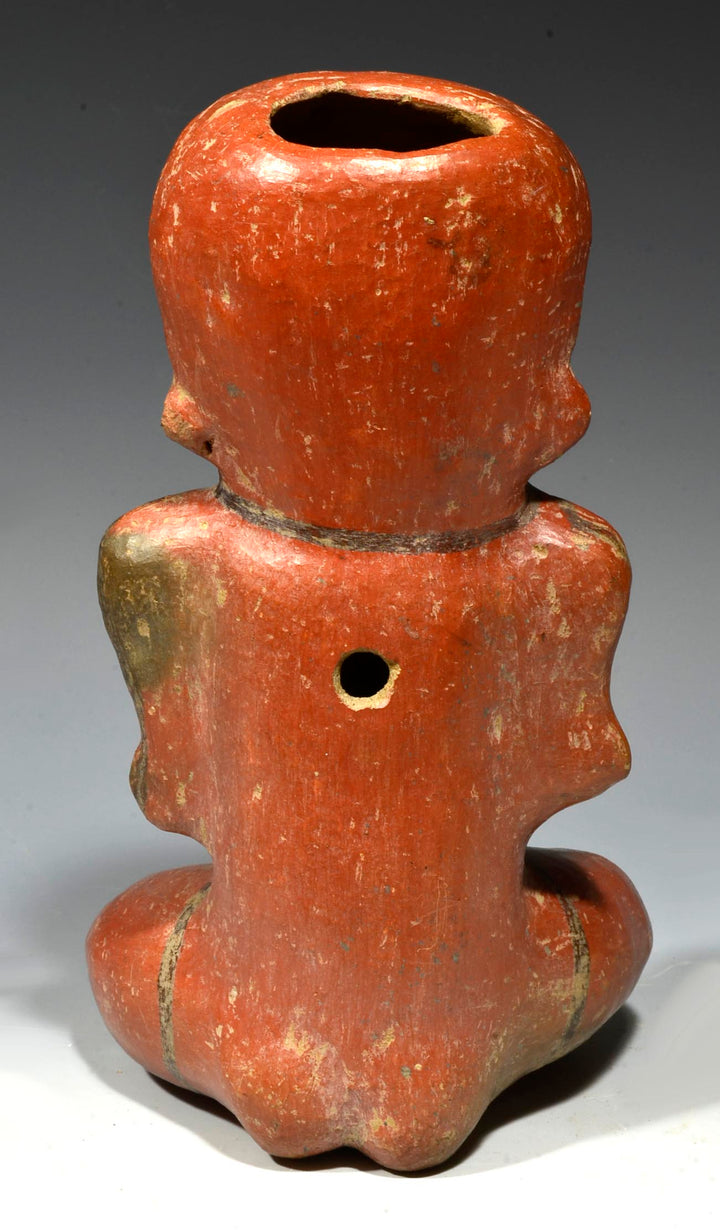 Costa Rican Polychrome Pottery Votive Female