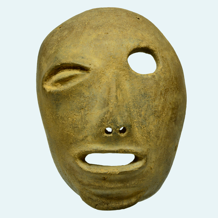 Costa Rican Pottery Transformation Death Mask