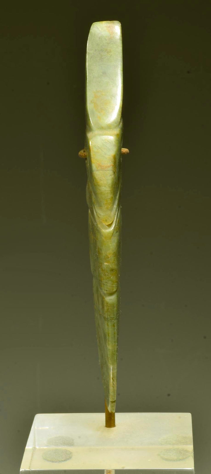 Maya Green Jade Stone Bird Pendant Preforator