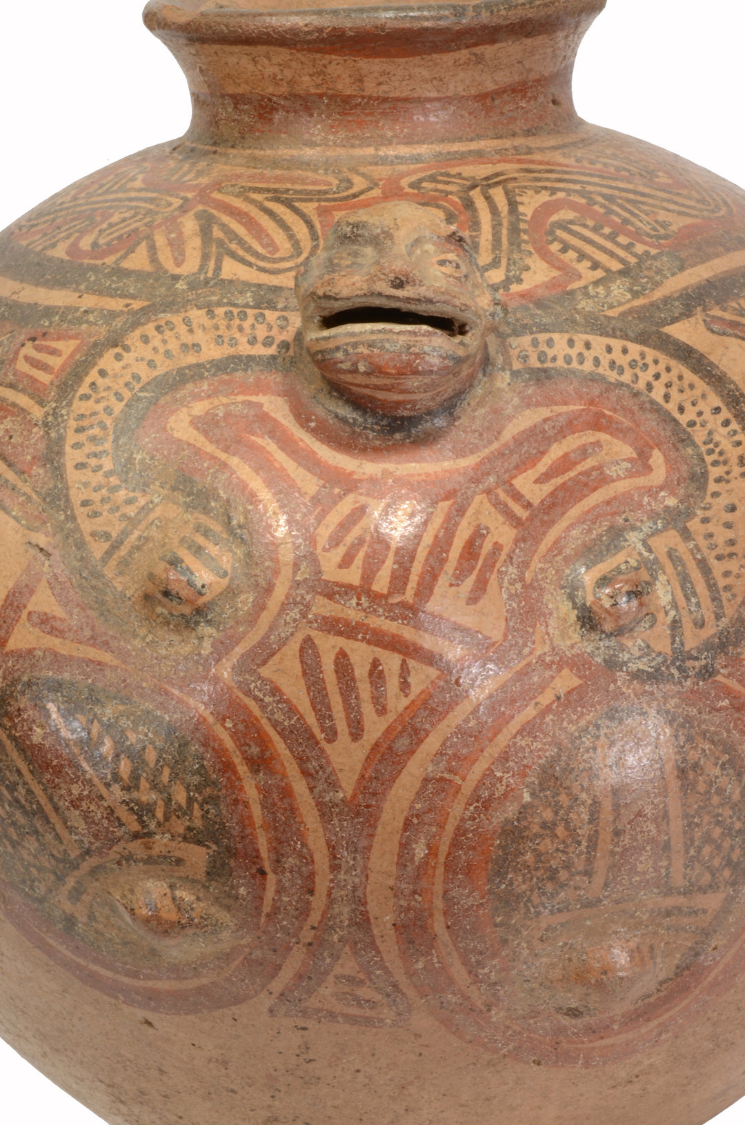 Costa Rican Polychrome Pottery Figural Vessel - Art for Eternity