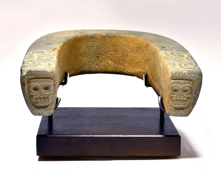 Vera Cruz Stone Carved Effigy Yoke