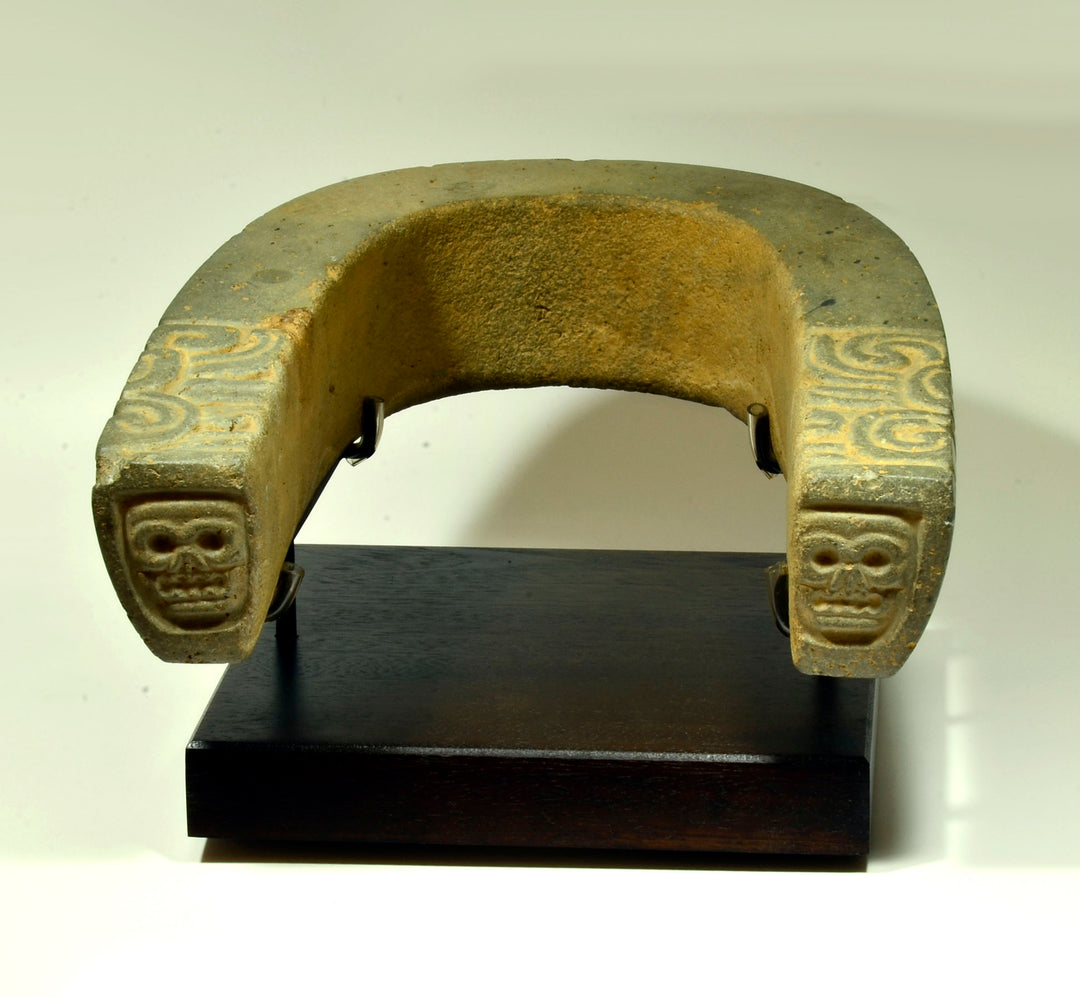 Vera Cruz Stone Carved Effigy Yoke