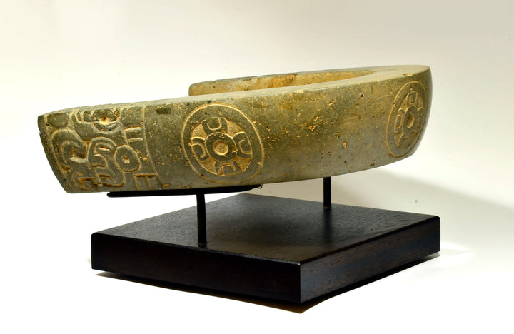 Vera Cruz Stone Carved Effigy Yoke