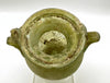 Roman Green Glass Twin Handled Jar