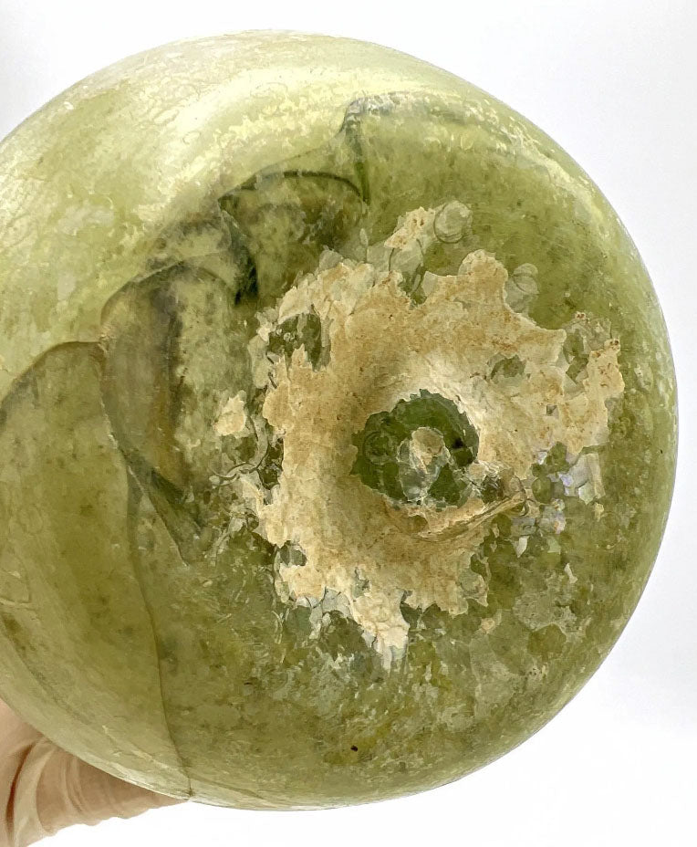Roman Green Glass Twin Handled Jar