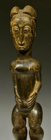 Baule Wood Carved Female Ancestor