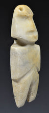 Mezcala White Stone Axe God Figure