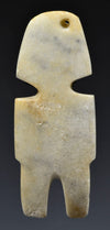 Mezcala White Stone Axe God Figure