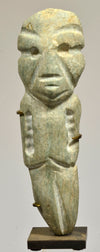 Chontal Mezcala Green Diorite Stone Ghost Figure