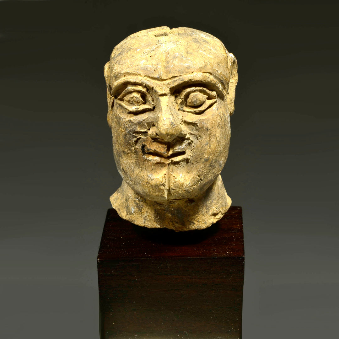 Sumerian Pottery Head of a Worshipper