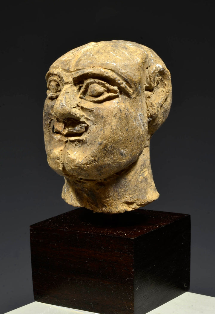 Sumerian Pottery Head of a Worshipper