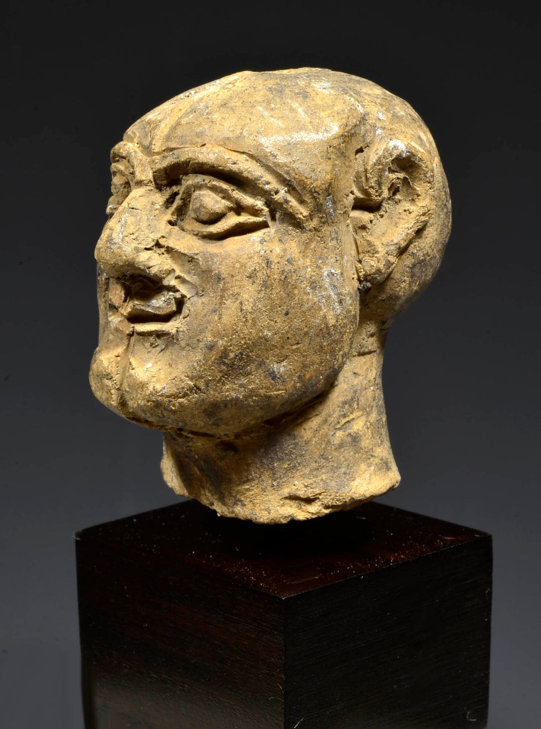 Sumerian Pottery Head of a Worshipper