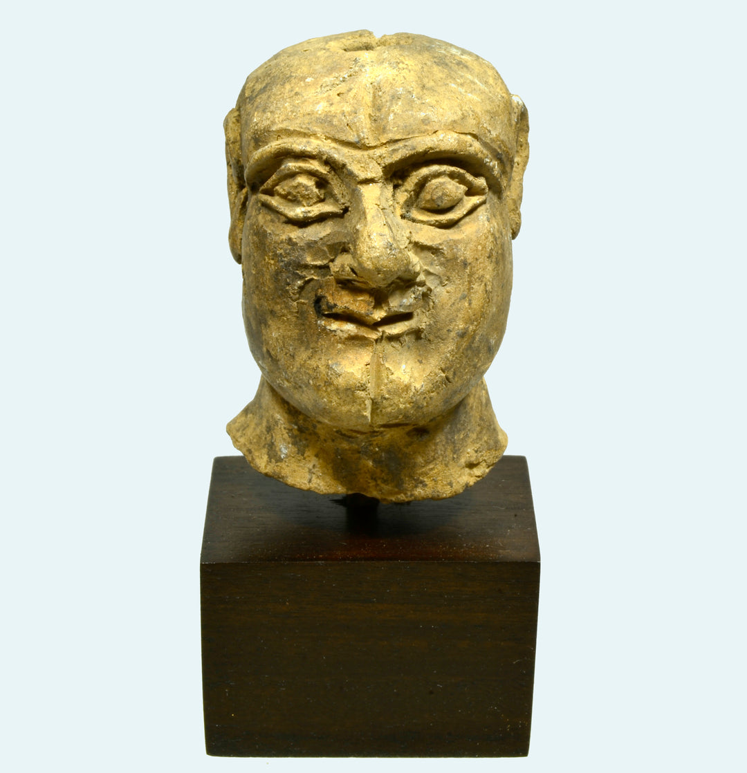 Sumerian Pottery Head of a Worshipper