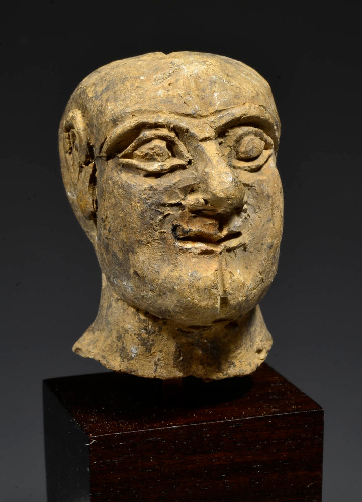 Sumerian Pottery Head of a Worshipper