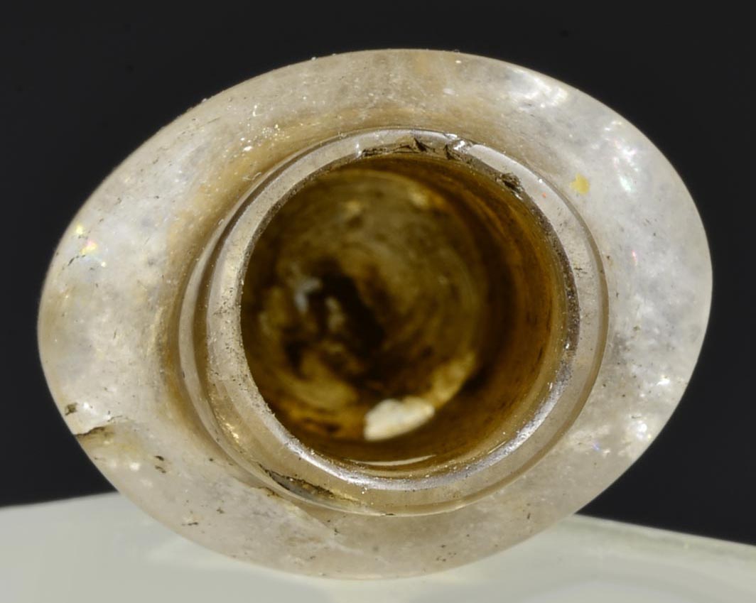 Islamic Rock Crystal Ovoid Cosmetic Jar