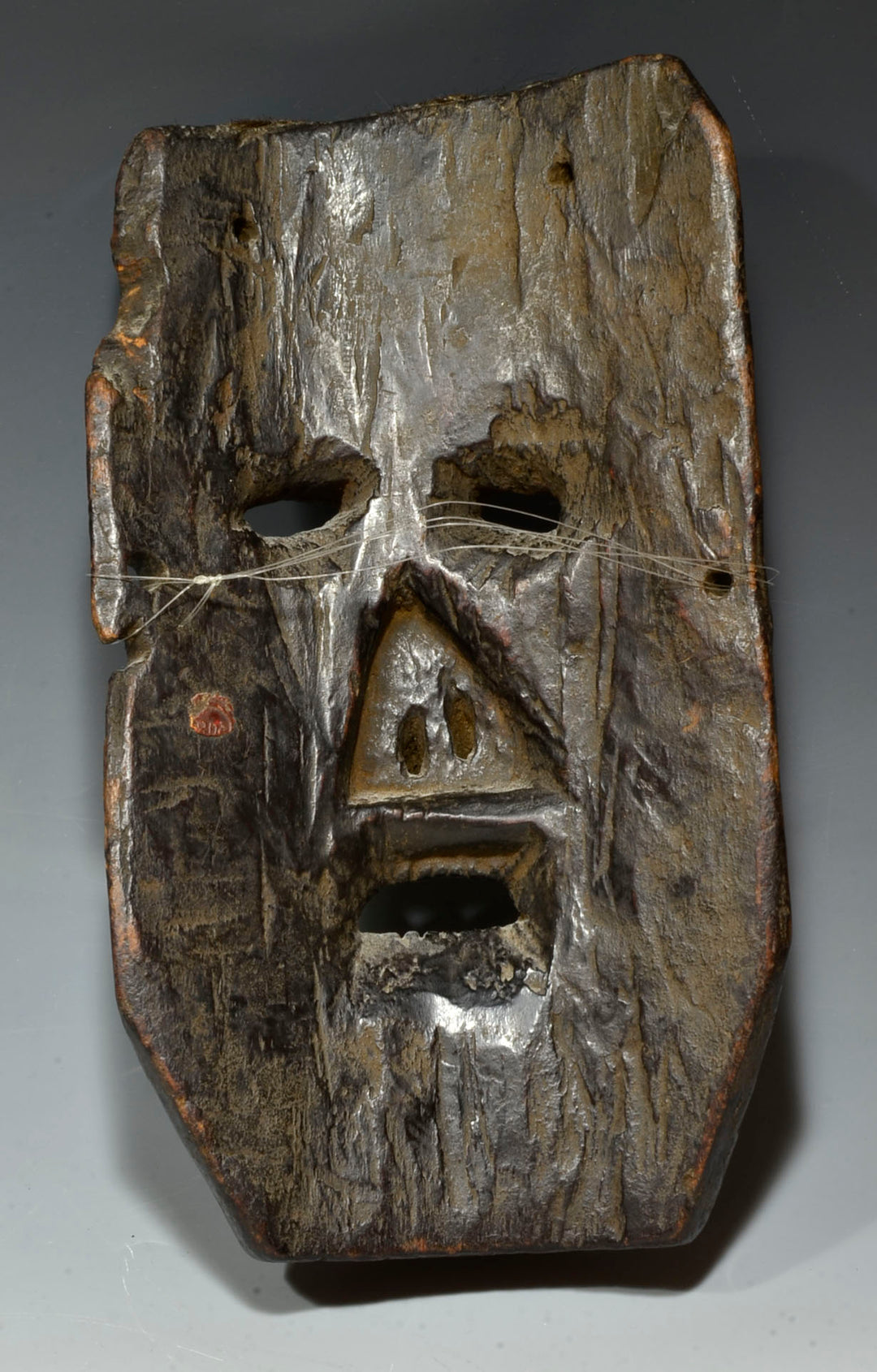 Himalayan Carved Wood Primitive Mask
