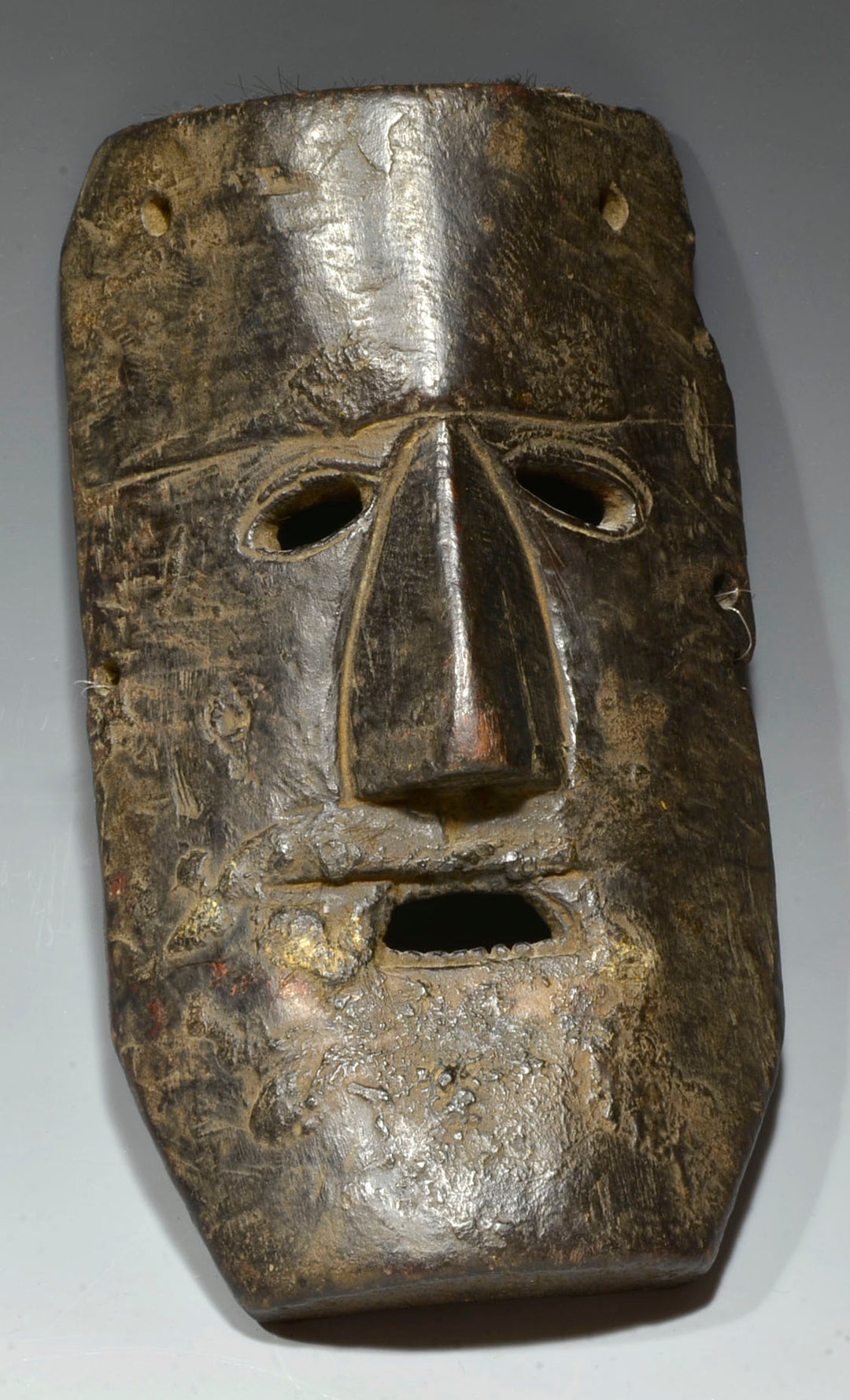 Himalayan Carved Wood Primitive Mask