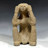 Abstract Carved Stone Seated Figure
