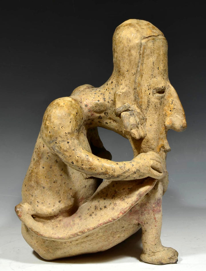 Jalisco Pottery Seated Pensidor Thinker