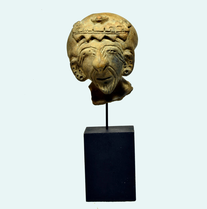 Manteno Pottery Head of an Elder