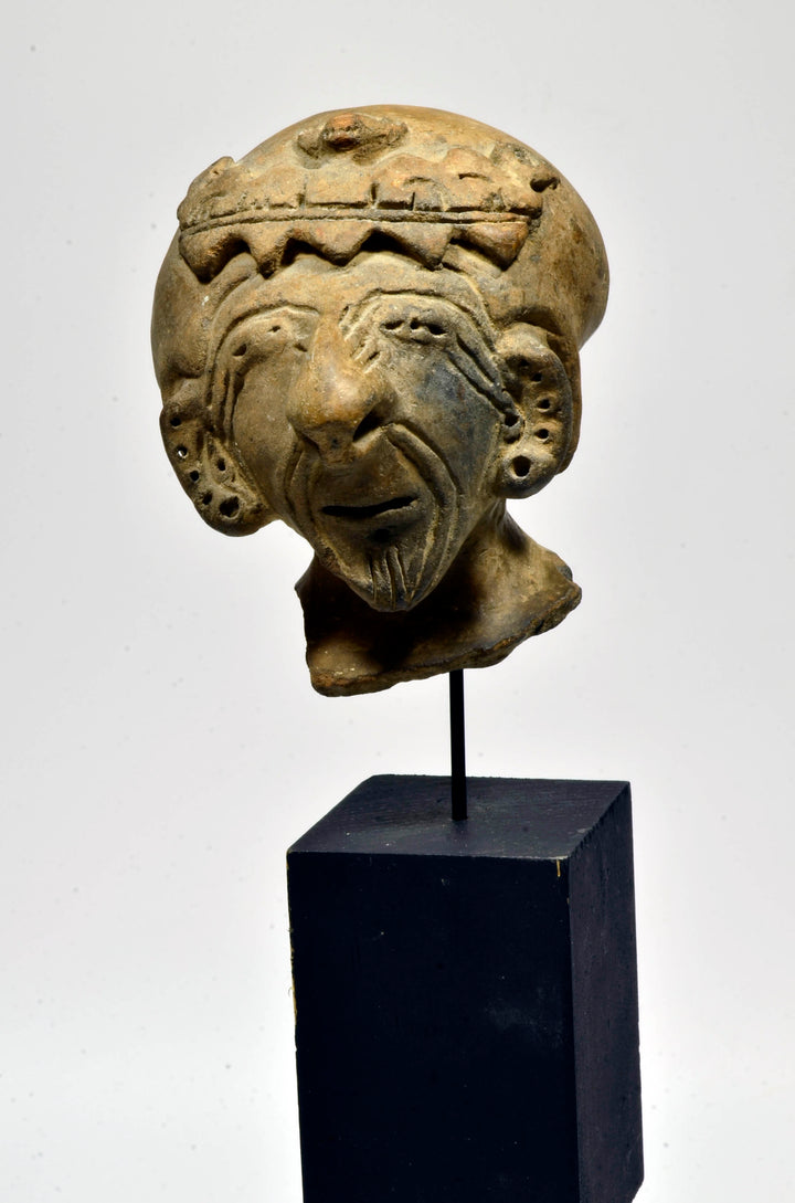 Manteno Pottery Head of an Elder