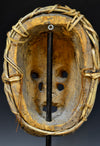 African Ibibio Wood Carved Mask