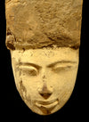 Egyptian Wood Painted Sarcophagus Mask