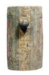 Egyptian Polychrome Painted Wood Shabti Box Lid for Rudjawy