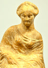 Classical Greek Terracotta Seated Female Figure