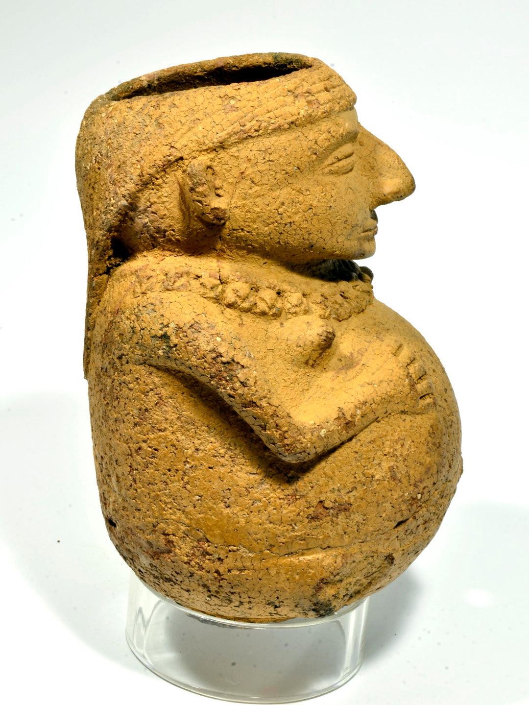 Sinu Pottery Pregnant Female Urn - Art for Eternity