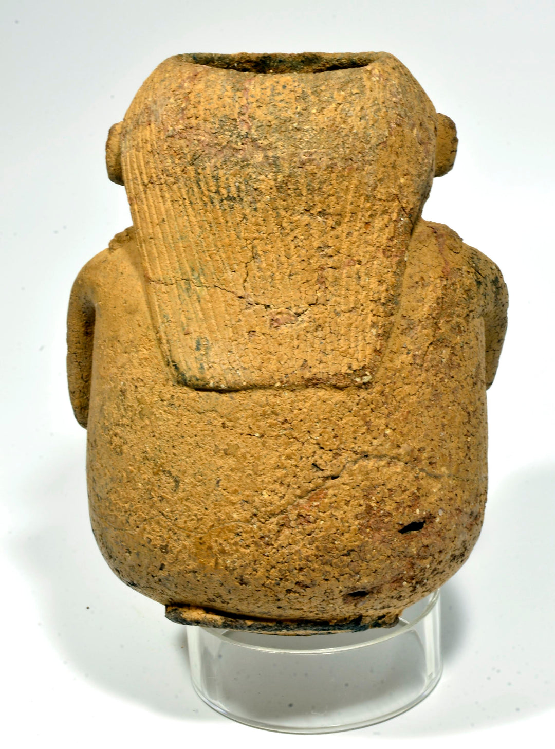 Costa Rican Pottery Pregnant Female Urn