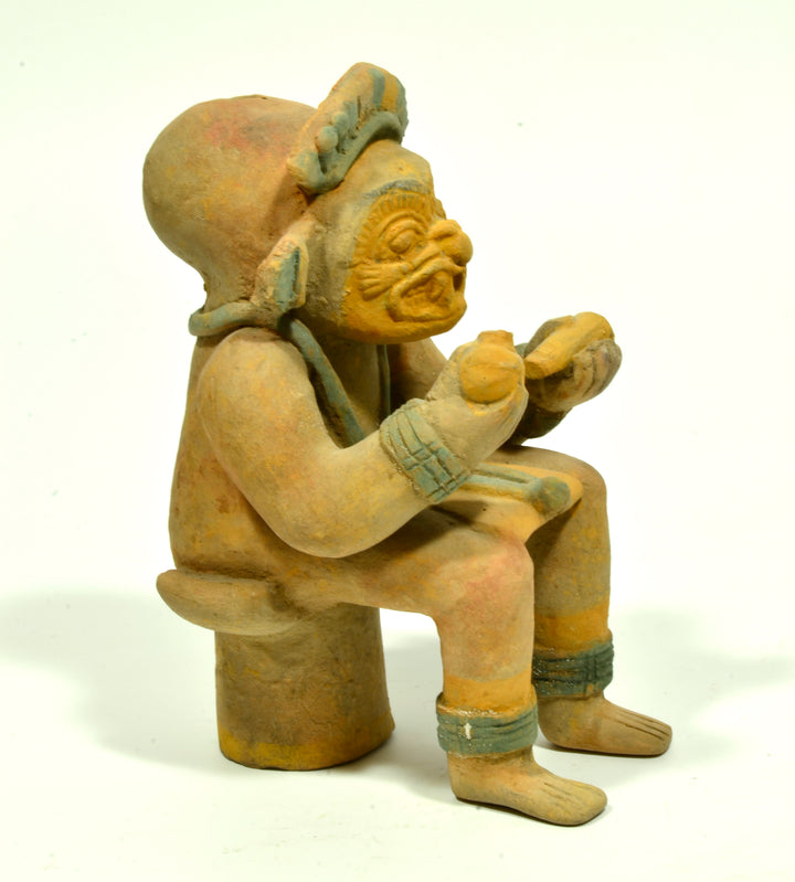 Jamacoaque PotterySeated Shaman Figure