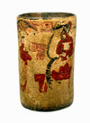 Maya  Polychrome Pottery IK site Cylinder Vessel by the Master of the Pink Glyphs A