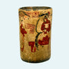 Maya  Polychrome Pottery IK site Cylinder Vessel by the Master of the Pink Glyphs A