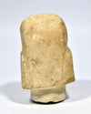 Egyptian Limestone Canopic Jar Lid of Imsety