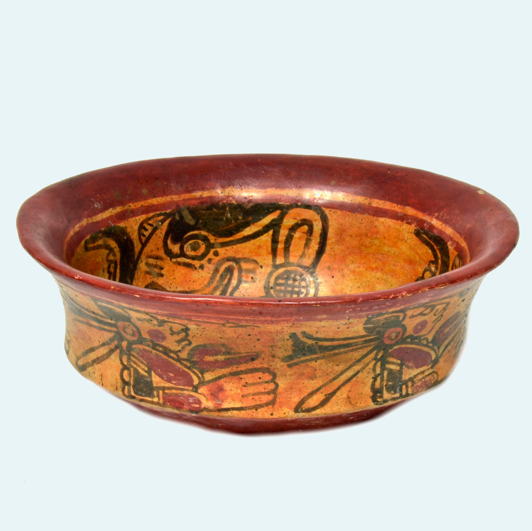 Mayan Copador Polychrome Bowl
