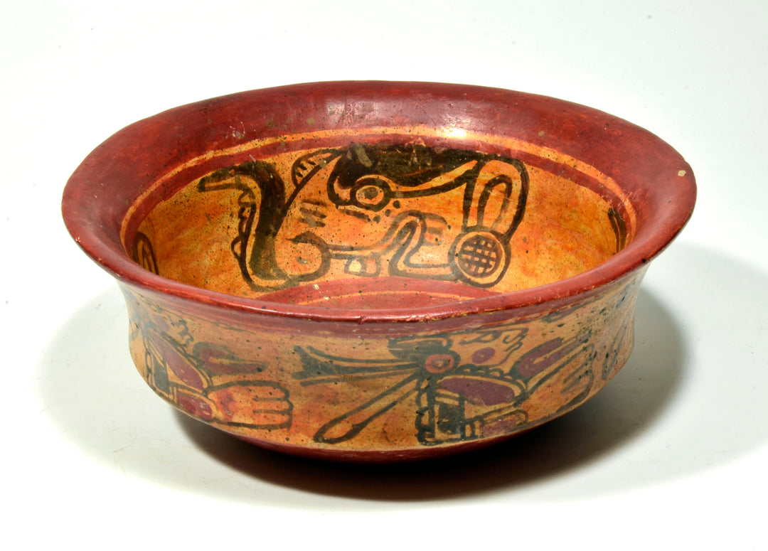 Mayan Copador Polychrome Bowl