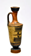 Greek Attic White Ground Black Figure Lekythos