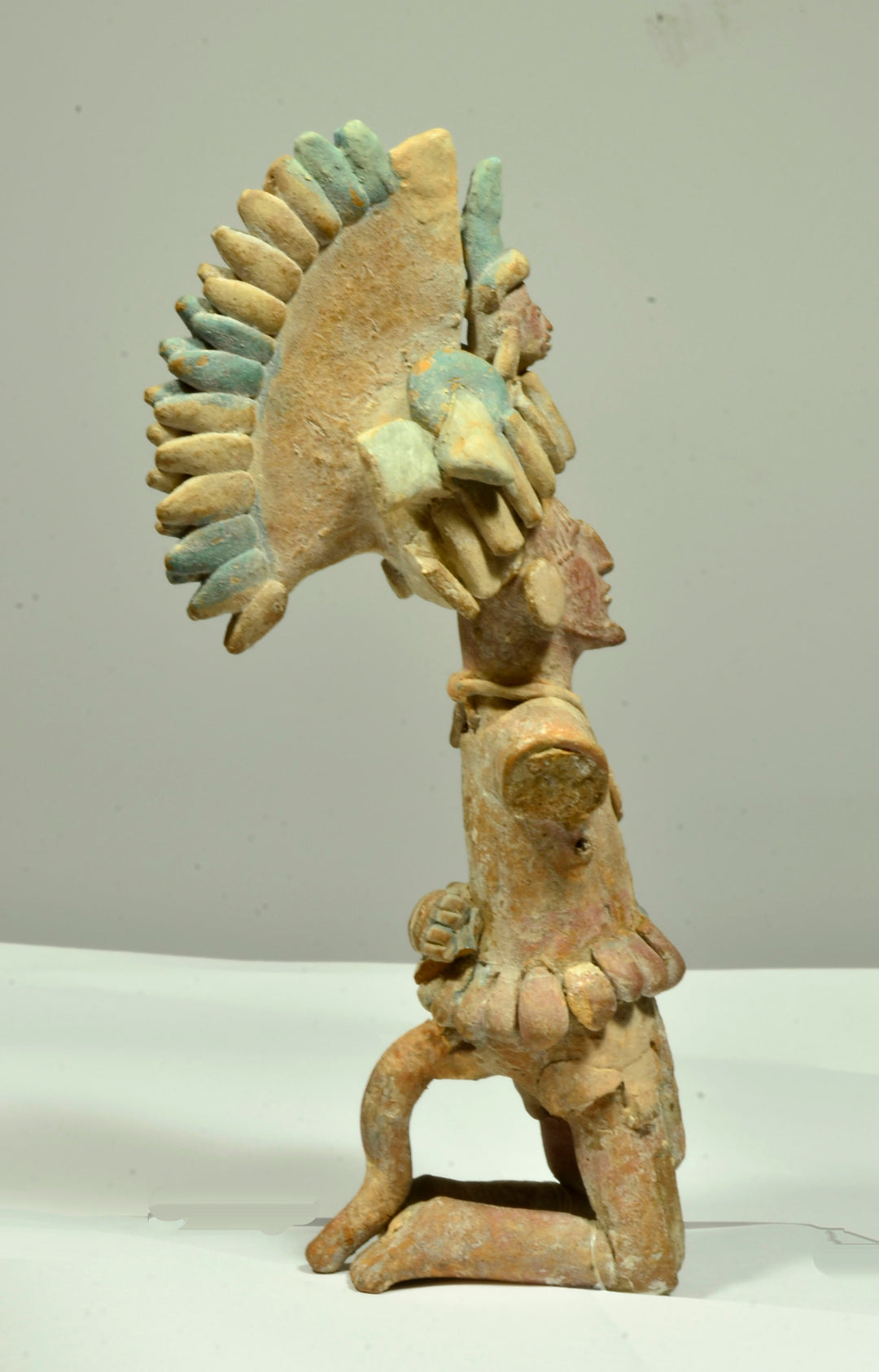 Maya Jaina Pottery Kneeling Figure