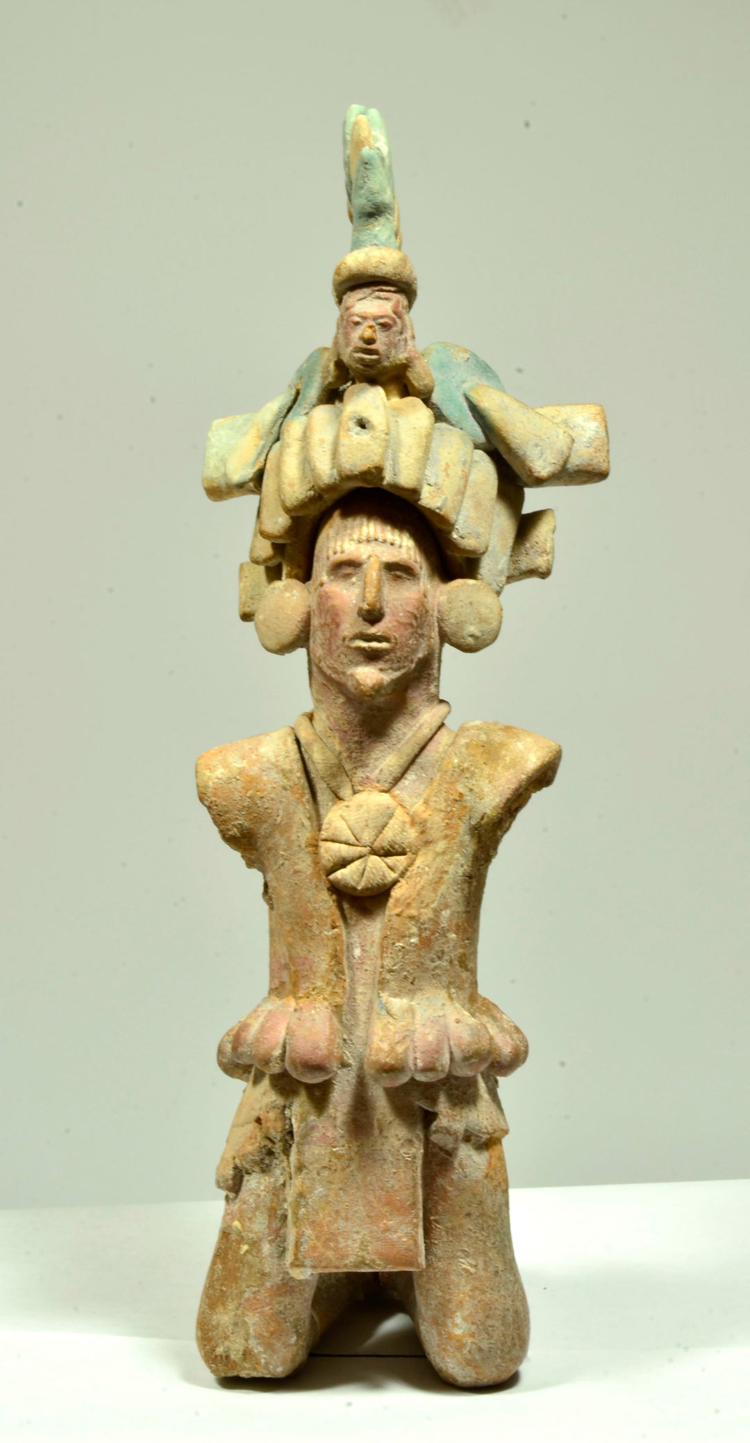 Maya Jaina Pottery Kneeling Figure