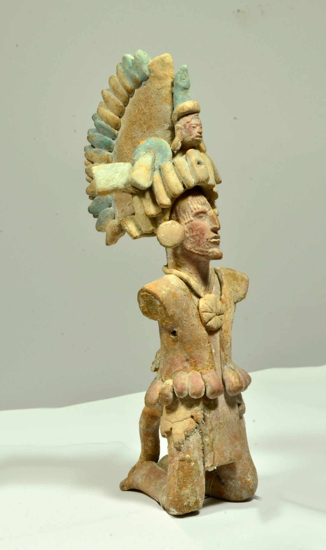 Maya Jaina Pottery Kneeling Figure