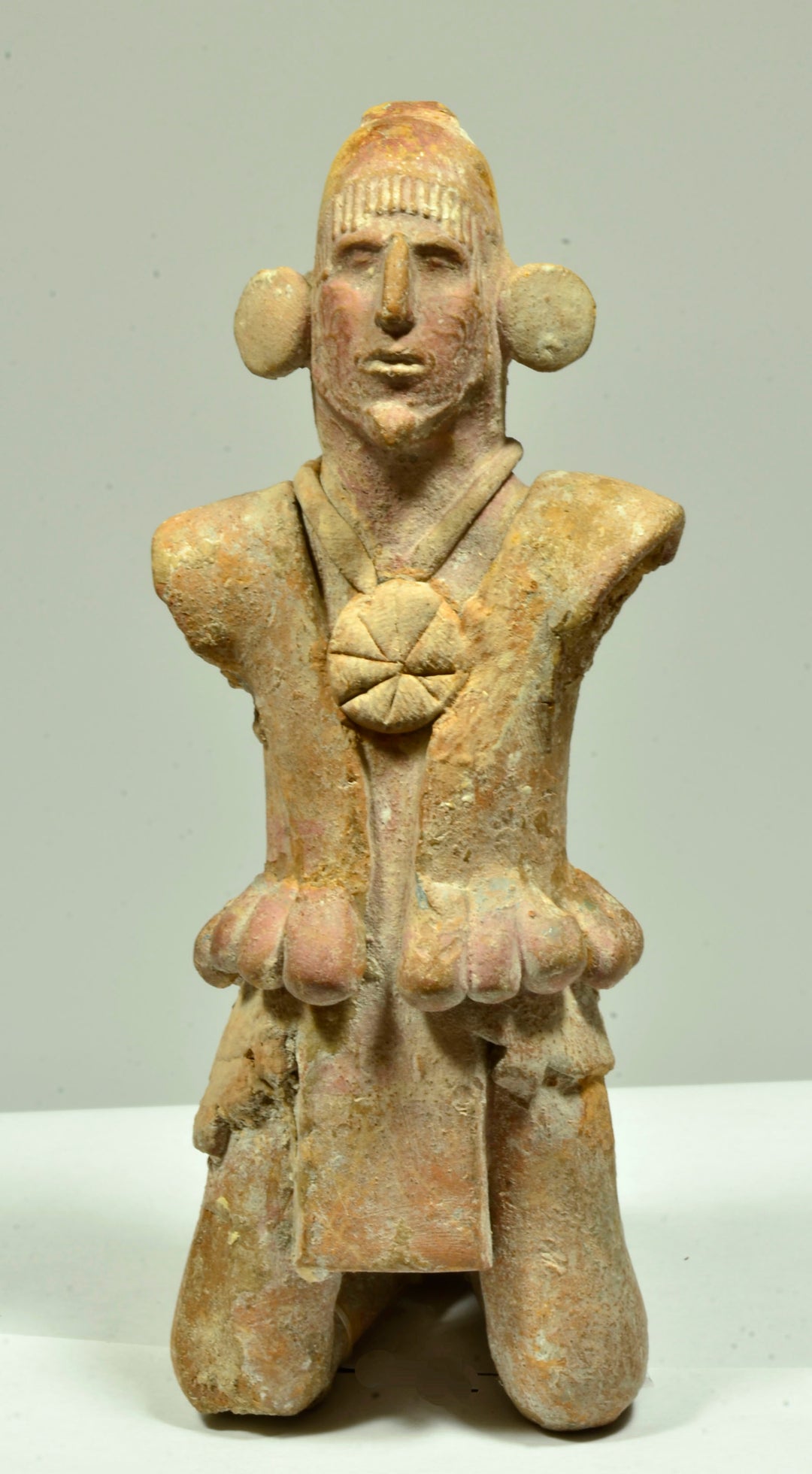 Maya Jaina Pottery Kneeling Figure
