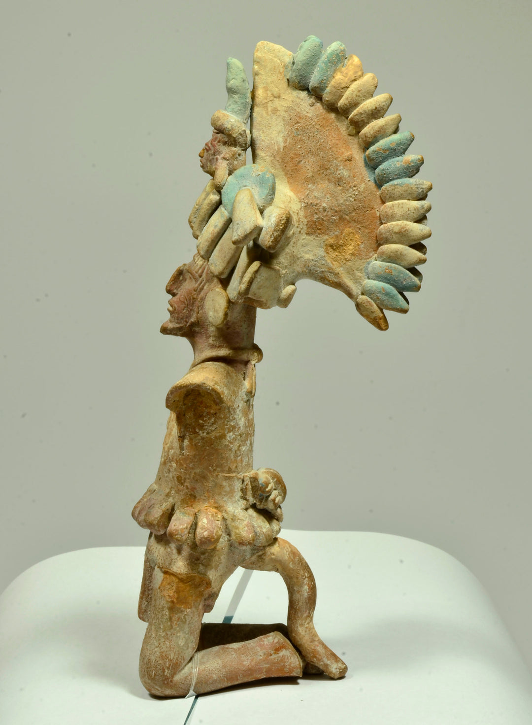 Maya Jaina Pottery Kneeling Figure
