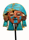 Chimu Wood and Feather Figural Adornment