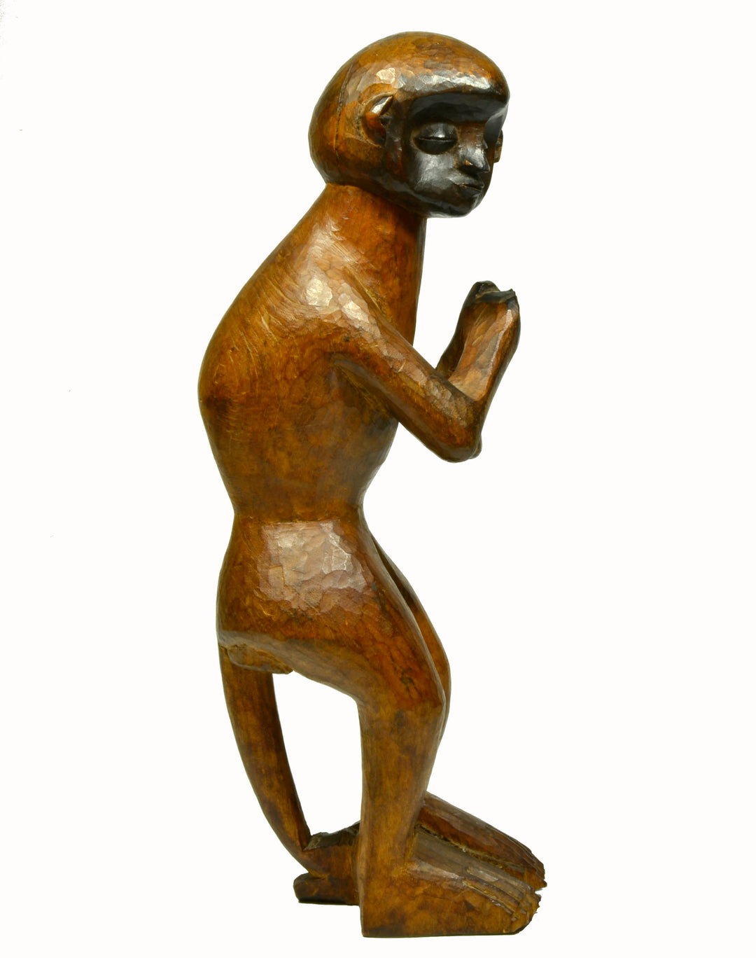 Chokwe Wood Carved Monkey