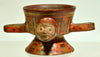 Aztec Polychrome Pottery Braizer