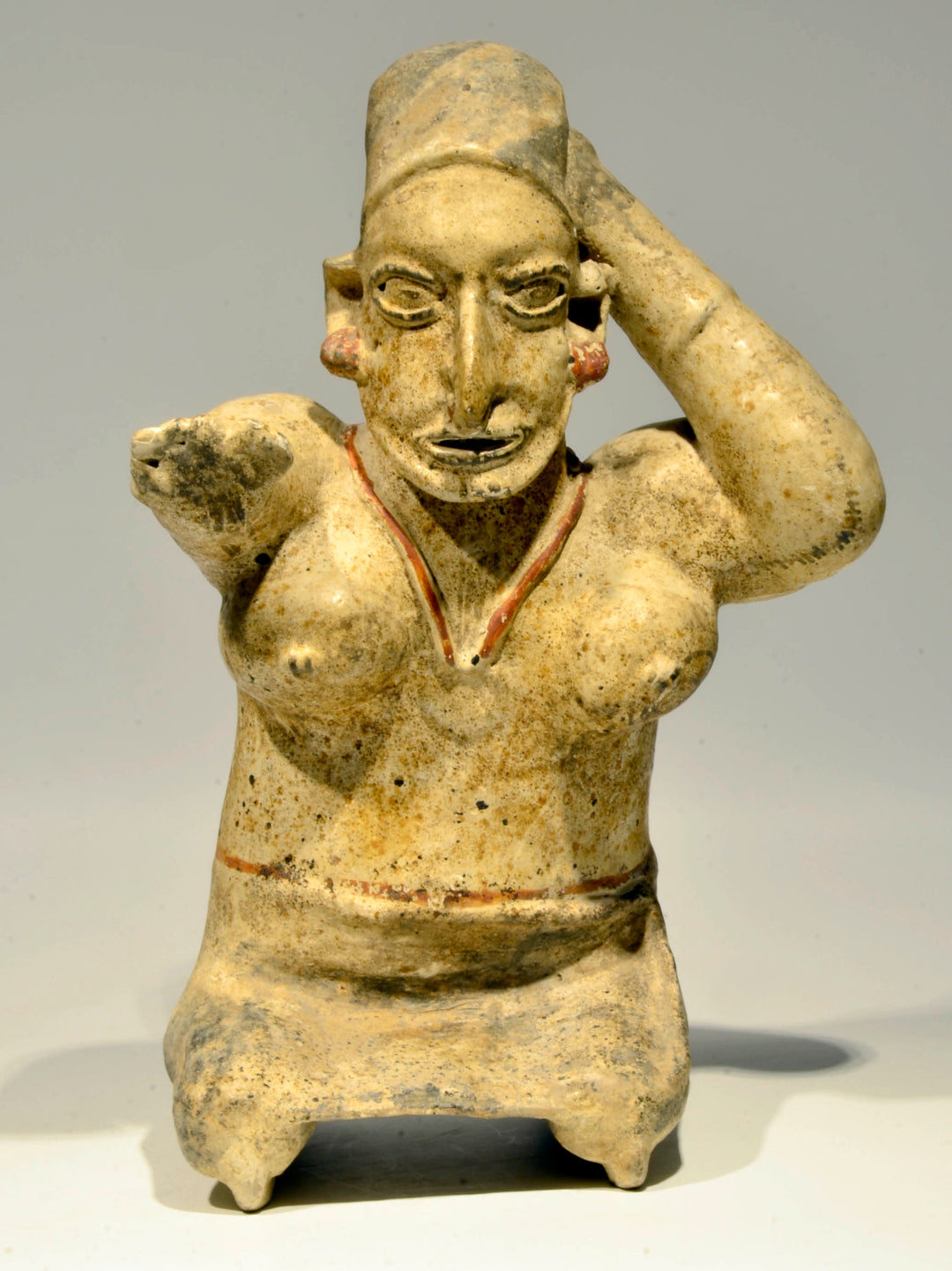 Jalisco Ameca Pottery Kneeling Female