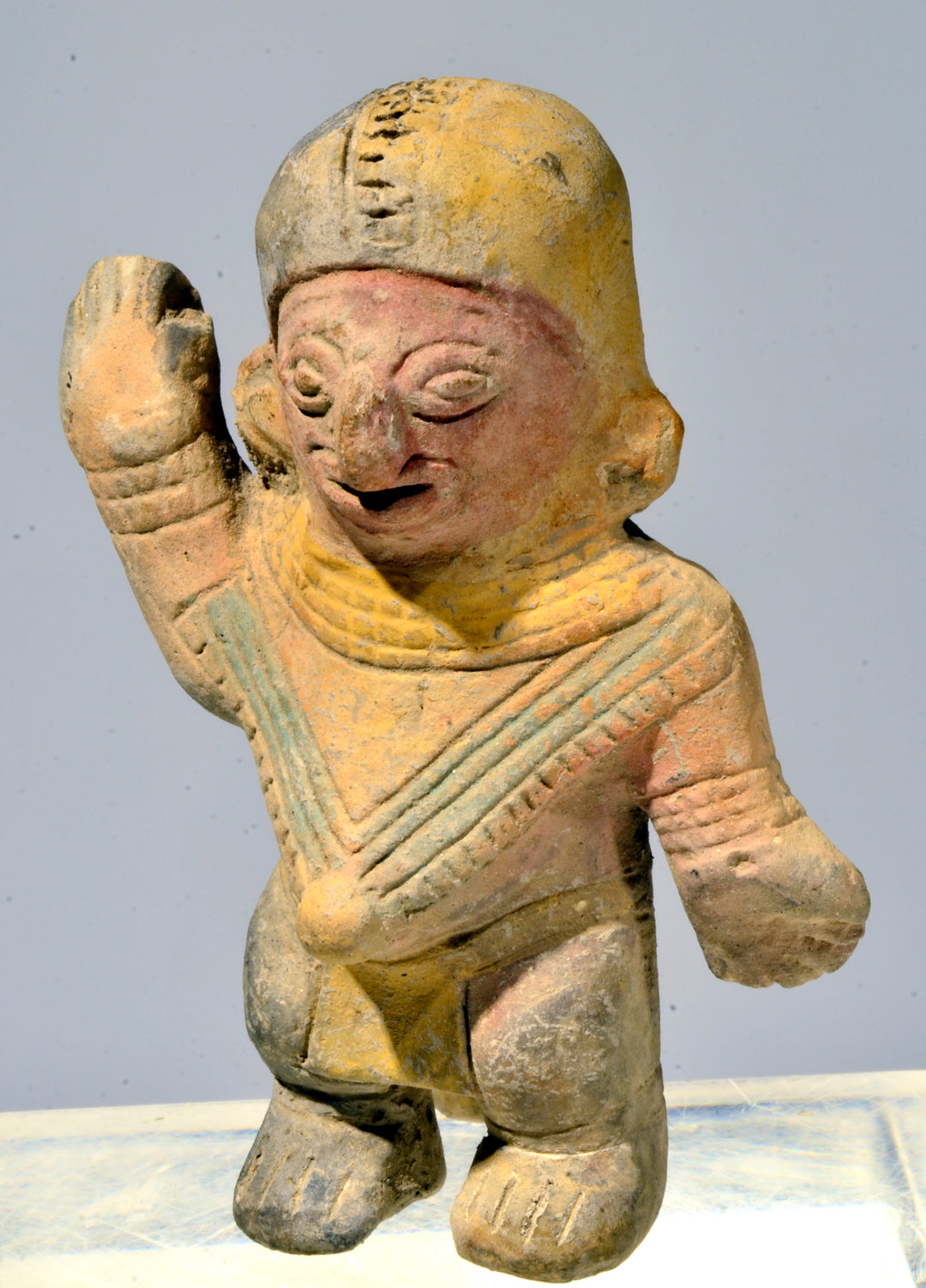 Jamacoaque Manabi Polychrome Pottery Standing Figure