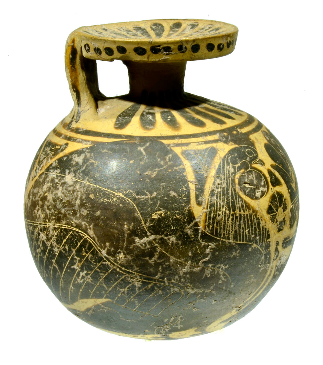 Corinthian Spherical Pottery Aryballos