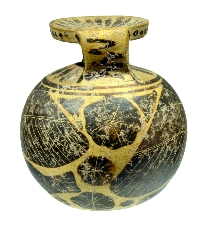 Corinthian Spherical Pottery Aryballos